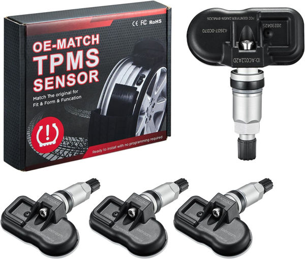 Picture of BDFHYK Upgrade 315Mhz Tire Pressure Monitoring System (TPMS) Sensors Compatible with Toyota Sequoia 2008-2017, Tundra 2007-2017, Sienna 2007-2020 OE 426070C070