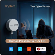 Picture of Linptech Human Presence Sensor ES1,Smart Motion Sensor with 24G mmWave Radar,Occupancy Sensor Requires Tuya Zigbee Hub for Home Security and Automation,Compatible with Alexa,Smart Life,Z2MQTT,ZHA