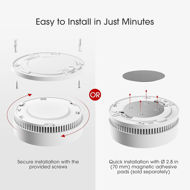 Picture of X-Sense Smoke Alarm, 10-Year Battery Fire Alarm Smoke Detector with LED Indicator & Silence Button, SD2J0AX