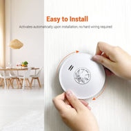 Picture of Jemay 2-in-1 Smoke and Heat Detector Alarm,Non-Disturb Mode Fire Alarms Smoke Detectors,10-Year Battery Sealed (Non-Removable),Photoelectric Sensor Alarm,with Easy Install and Test Button,AW192