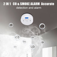 Picture of 3-Pack Carbon Monoxide Detectors，Smoke Detector，2 in 1 CO & Smoke Alarm，Smoke Combination CO Alarm,Fire CO for Alarm for Home and Kitchen,LED Screen, CO Carbon Monoxide & Smoke Alarm,3-Pack