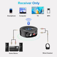 Picture of Bluetooth 5.2 Receiver for Home Stereo, AUX Bluetooth Adapter for Stereo Receiver, HiFi, Wired Speaker, with Jack 3.5mm / RCA, Long Range, Low Latency and HD Audio